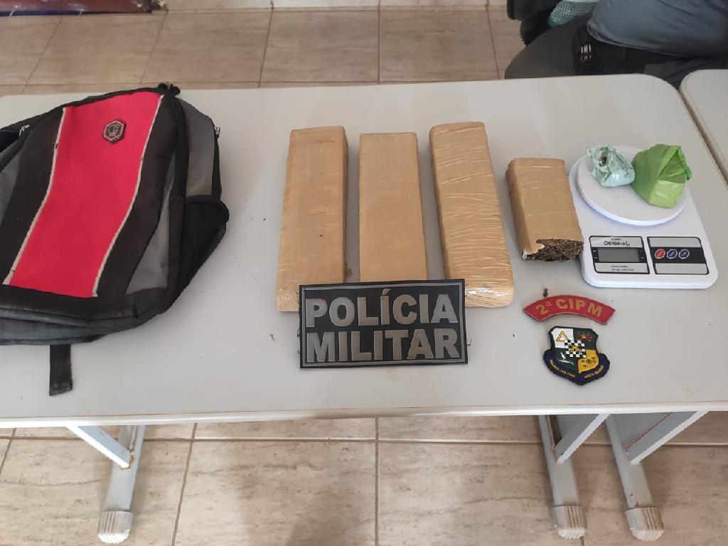 Integrante de organização criminosa é preso com 3kg de maconha em Comodoro