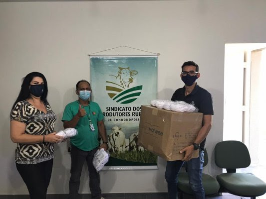 Senar-MT repassa doação de 50 mil máscaras para sindicatos rurais