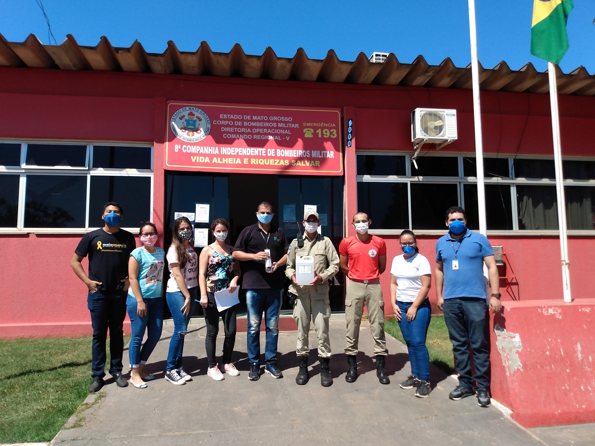 IFMT Pontes e Lacerda entrega 4 mil litros de álcool a mais de 20 órgãos e entidades no combate ao COVID-19