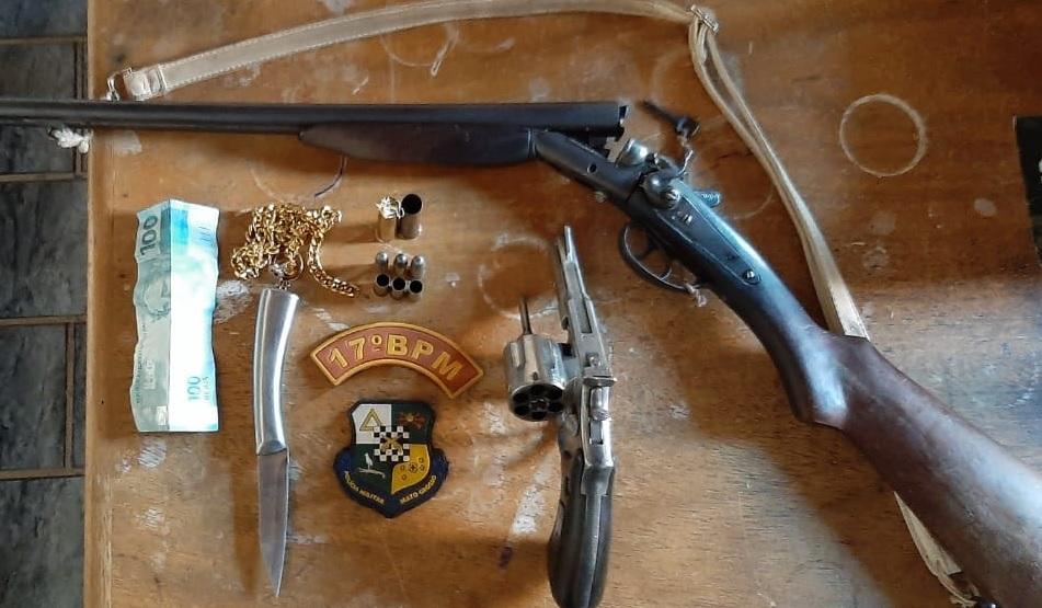 PM liberta casal sequestrado e prende criminosos em São José dos Quatro Marcos