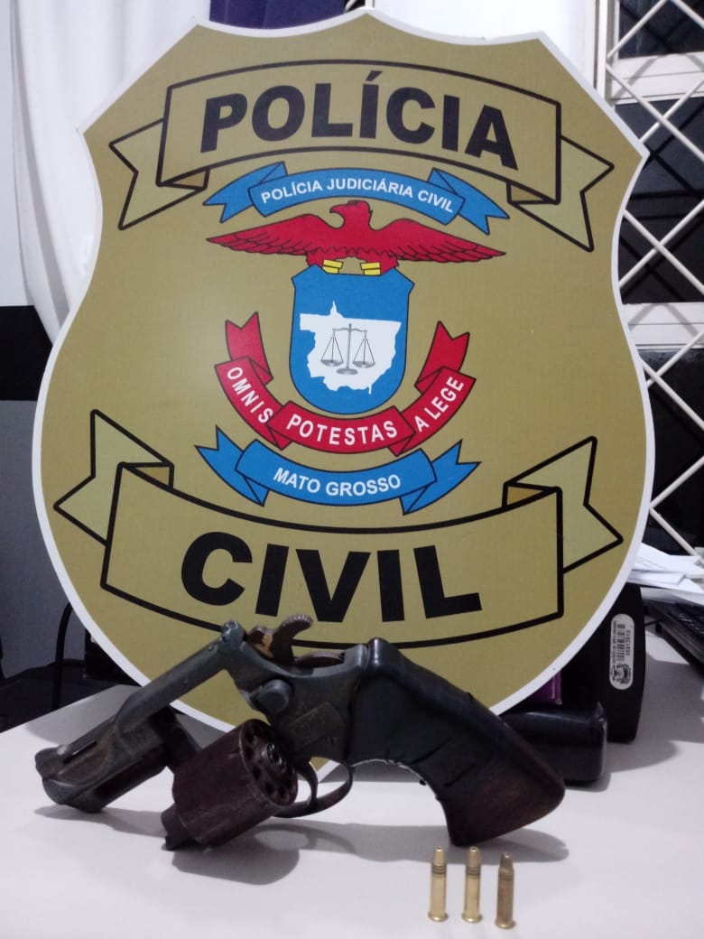 Polícia Civil prende homem por posse de arma em Vila Bela da Santíssima Trindade