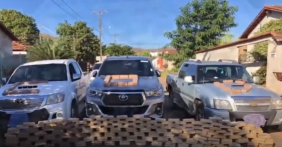 Operação conjunta entre Gefron, PF, PM e o COD resulta na apreensão de 200kg de cocaína