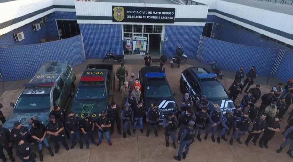 Forças de Segurança prendem seis pessoas em flagrante em Pontes e Lacerda