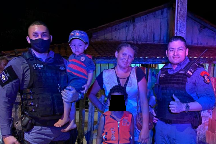 Criança de 1 ano e 9 meses é sequestrada em Pontes e Lacerda; instantes depois a PM localiza e resgata a criança