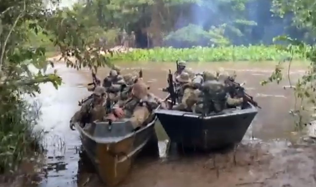 PF e Exército Brasileiro deflagram operação em garimpo ilegal em Pontes e Lacerda