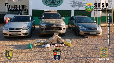 Rota do pó: Gefron apreende 70 kg de drogas em MT
