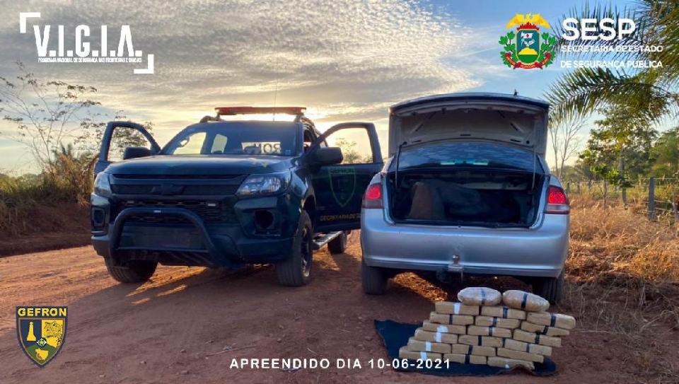 Homem que transportava drogas de Pontes e Lacerda à Rondonópolis, acaba preso em Porto Esperidião