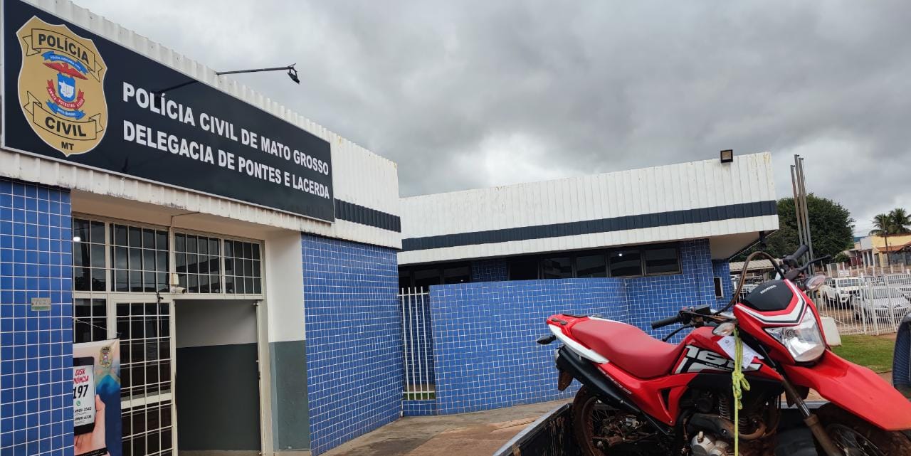 Polícia Civil identifica suspeito e recupera motocicleta furtada em Pontes e Lacerda