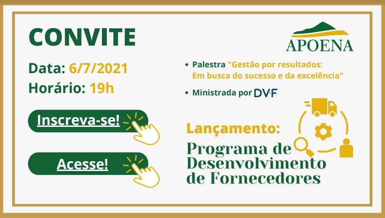 Apoena apresenta o Programa de Desenvolvimento de Fornecedores