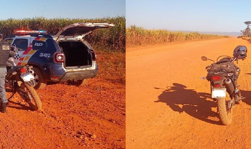 PM intercepta motociclistas e recupera veículos em Lambari D´ Oeste