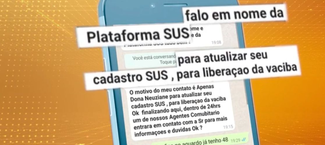 Golpe usa cadastro de vacina do SUS para clonar conta de WhatsApp