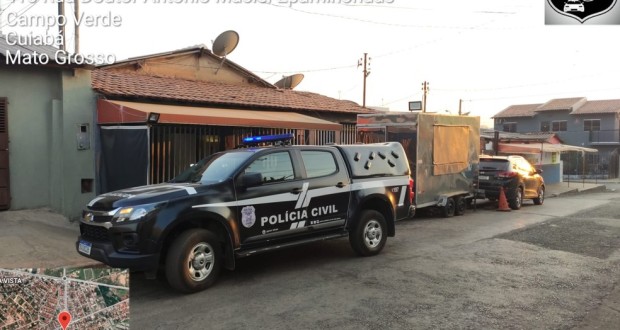 Quadrilha é alvo de operação por quase 20 roubos e adulteração de veículos em Cáceres, Porto Espiridião e mais 4 cidades de MT