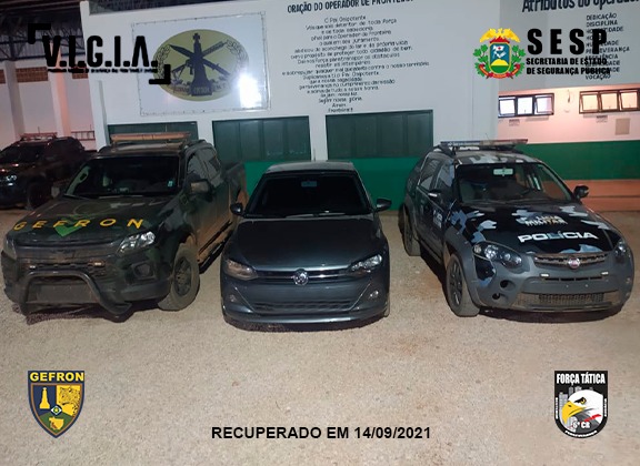 Veículo com queixa de furto no estado do Pará é apreendido na região de fronteira