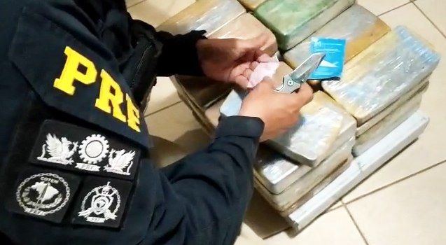 PRF apreende mais de 40 kg de cocaína em Mirassol
