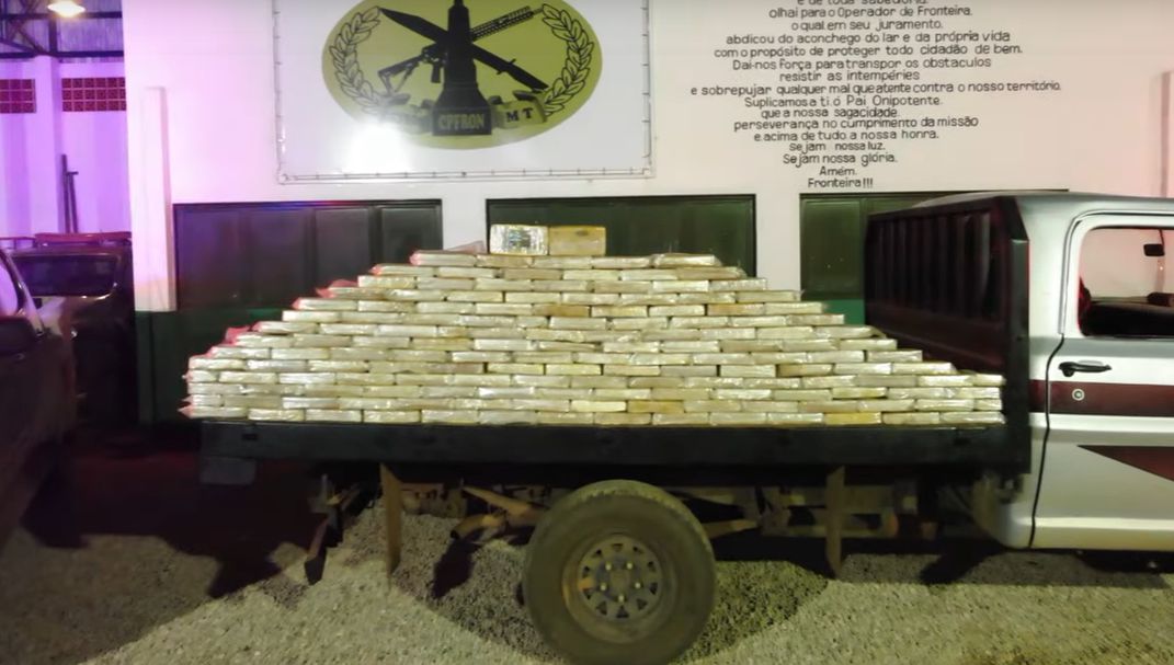 Gefron apreende carregamento de cocaína que seria entregue em Pontes e Lacerda