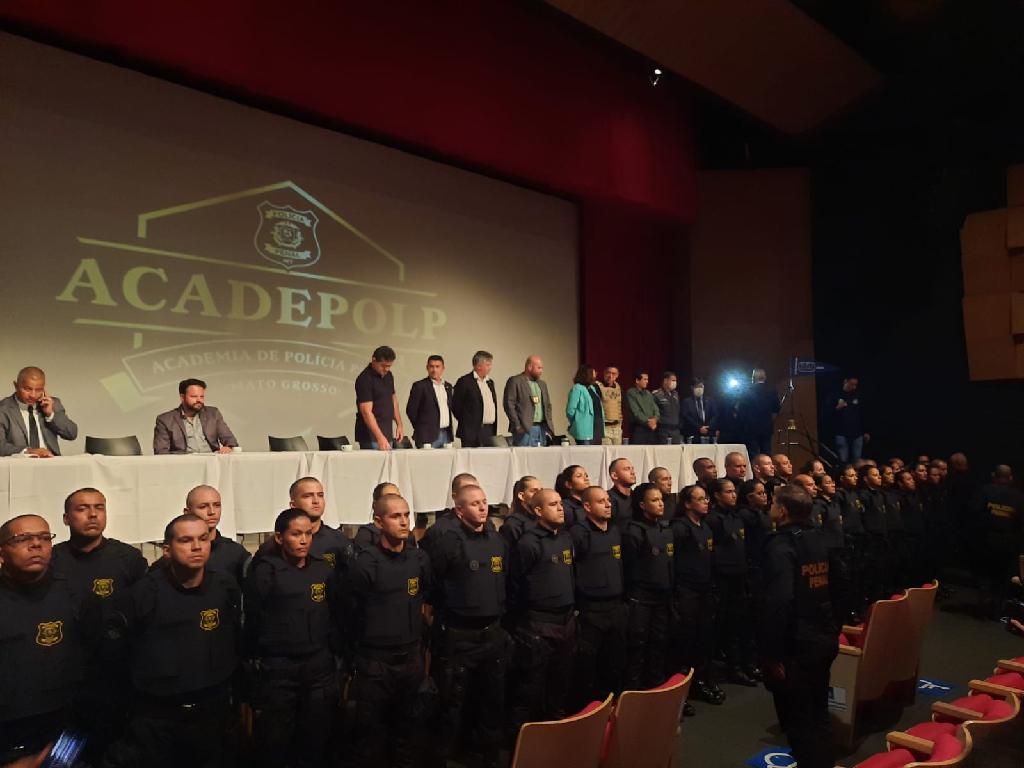 Sesp conclui curso de formação inicial para 79 policiais penais de MT￼