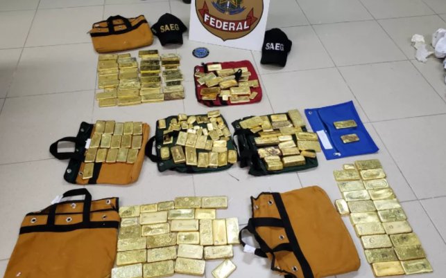 Polícia Federal indicia 15 pessoas por extrair de forma ilegal ouro que seria levado para a Europa￼