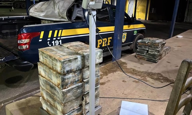 Carga de cocaína avaliada em R$ 74 milhões que saiu de Pontes e Lacerda é apreendida em Goiás