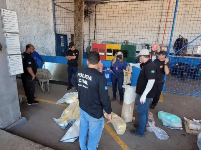 Droga substituída por outro material após apreensão da polícia passa por perícia em MT
