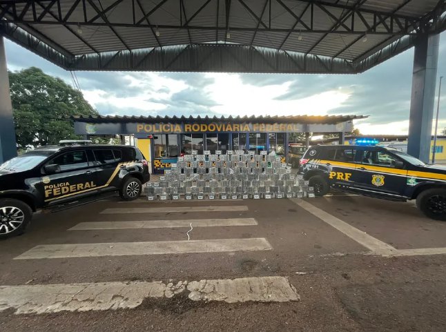 Polícia apreende 685 kg de cocaína em carreta carregada com caroço de algodão