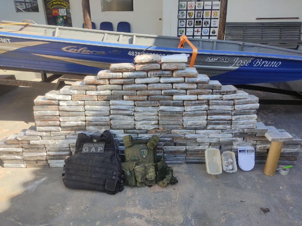 Gefron e Polícia Federal apreende mais de 200 kg de cocaína em Mirassol D´Oeste