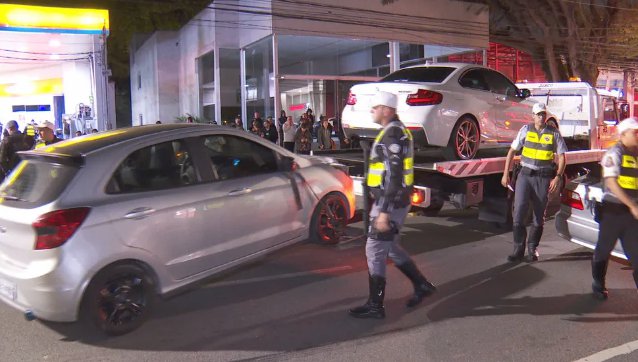 Megaoperação contra rachas apreende 119 carros