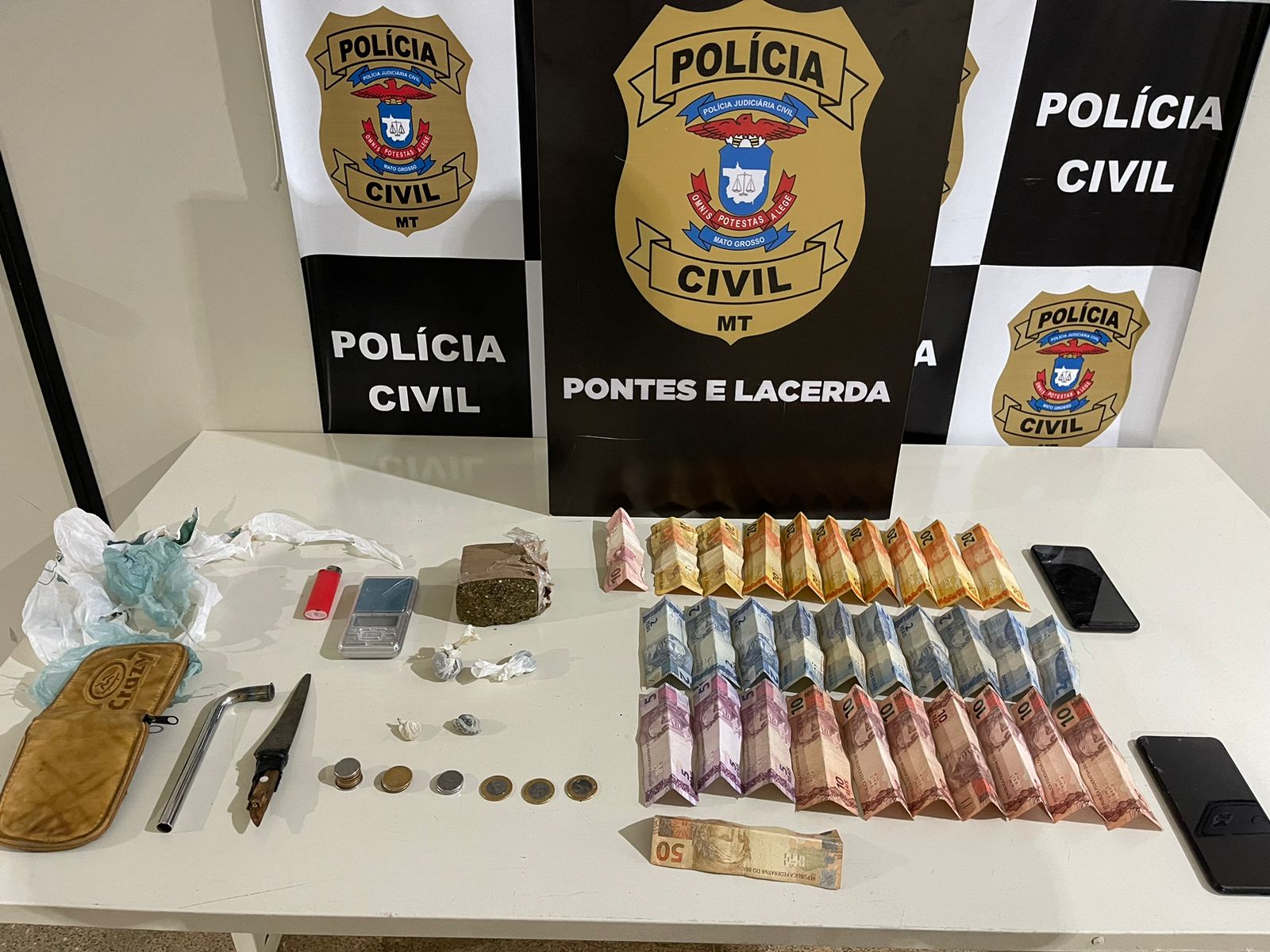 Traficante é detido em flagrante em Pontes e Lacerda