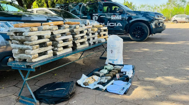 Operação Policial: Mais de 70 Tabletes de drogas são apreendidos e quadrilha desmantelada