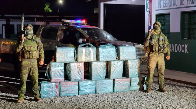 Gefron apreende mais de 450 kg de droga