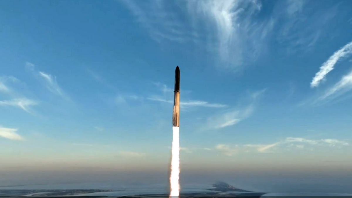 Starship é lançada com sucesso em segunda tentativa da SpaceX