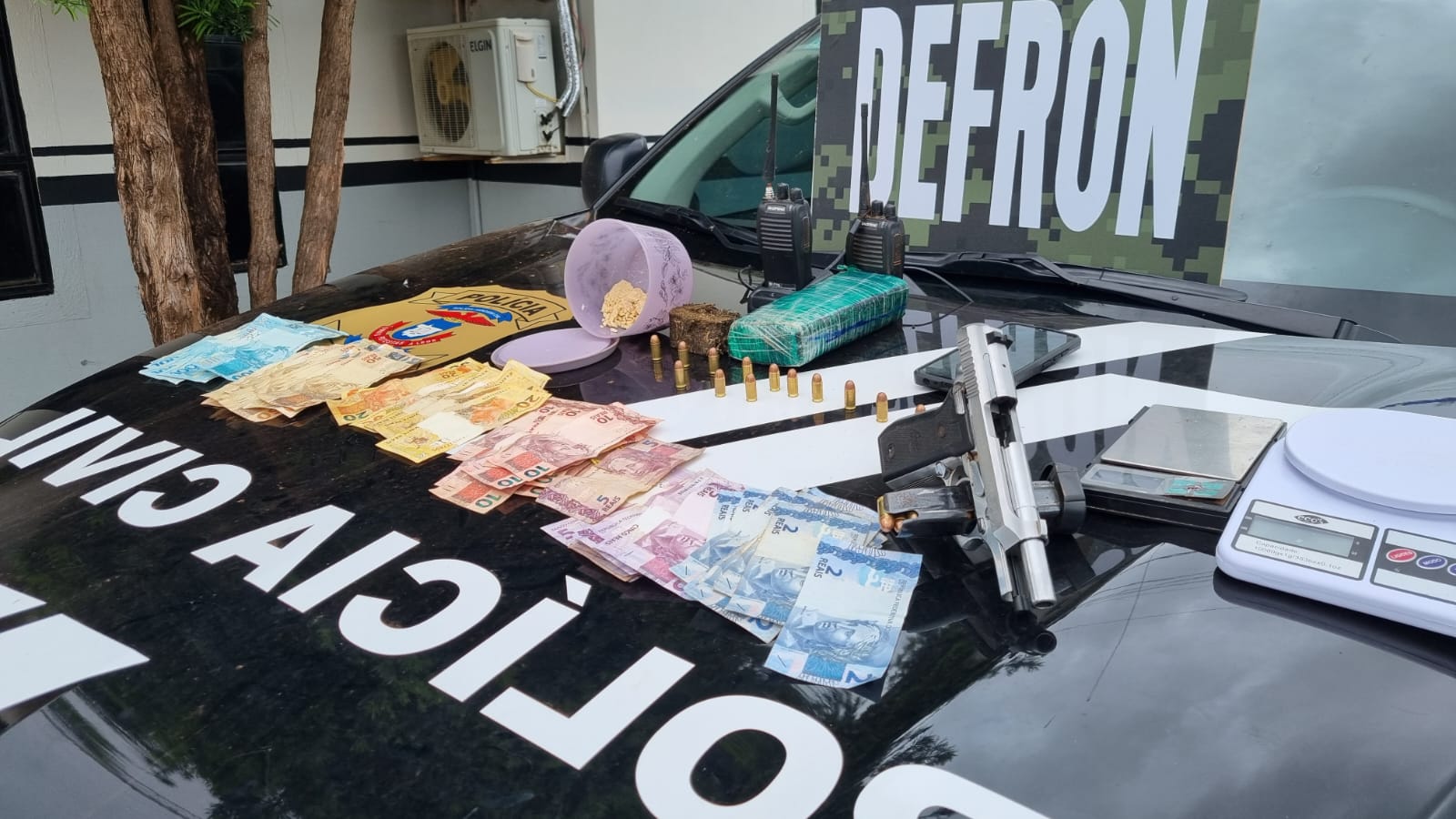  Traficante é preso em flagrante pela Polícia Civil após exibir arma de fogo em ruas de Vila Bela