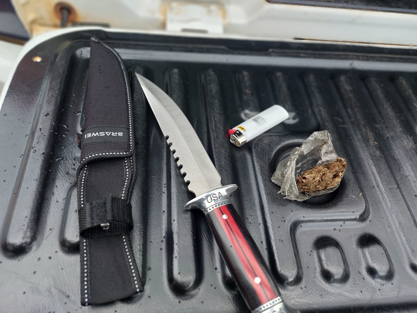 Polícia prende homem por ameaças e posse de drogas em mercado de Conquista do Oeste