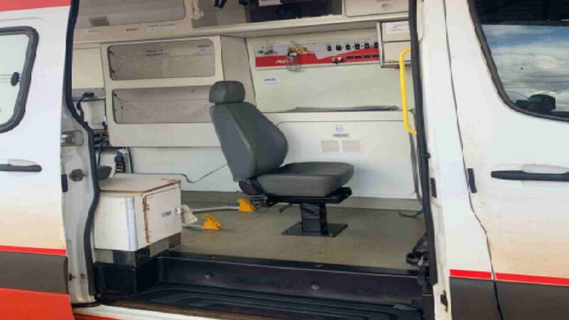 Ambulância do Hospital de Sidrolândia é penhorada por dívida trabalhista