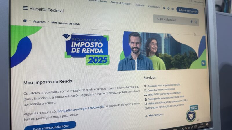 Começa o prazo para entrega da Declaração do IR