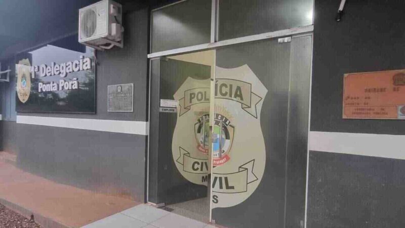 Pai é preso após desferir golpes de facão na cabeça e pescoço de rapaz em MS