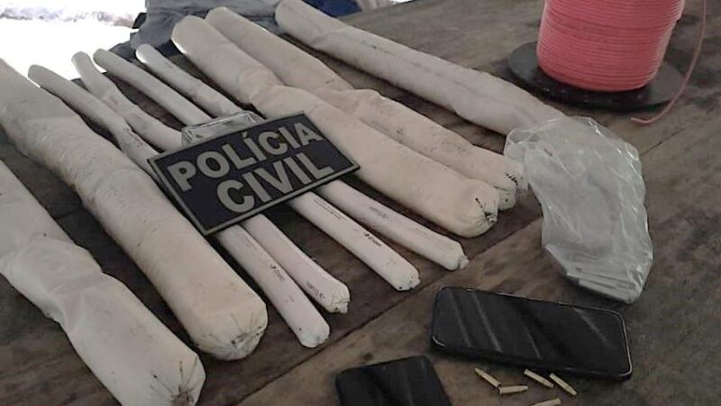 Polícia Civil desmantela acampamento clandestino de garimpeiros em Vila Bela da Santíssima Trindade
