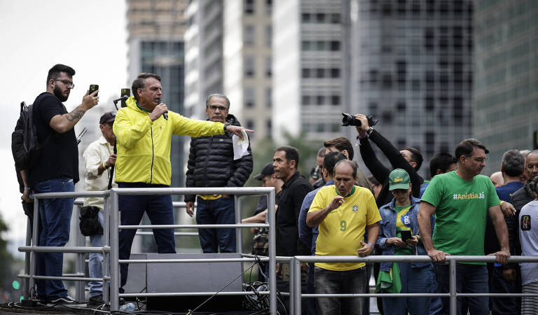 Líderes na Câmara não veem clima para anistia mesmo com pressão sobre Motta em ato de Bolsonaro