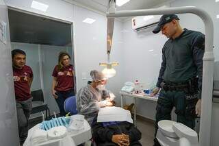 De casamento a vacinação, ação leva serviços essenciais à Aldeia Porto Lindo