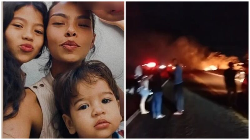 Motorista embriagado envolvido em acidente que matou mãe e filhos está internado sob escolta policial em MS