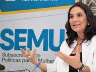 Carla Stephanini vai representar o Estado na Casa da Mulher Brasileira