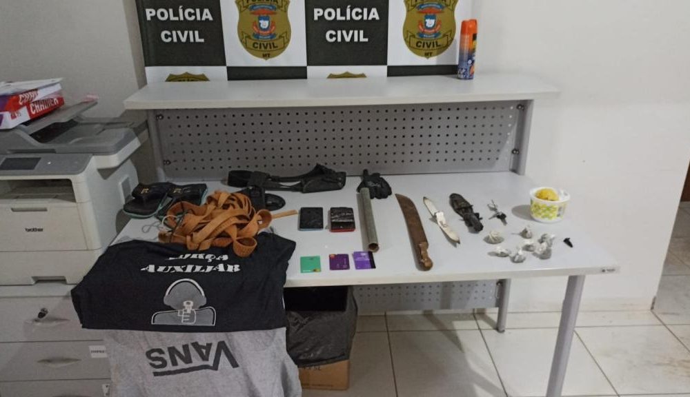 Polícia Civil prende suspeito de tentativa de homicídio e envolvimento com facção criminosa em Rondonópolis