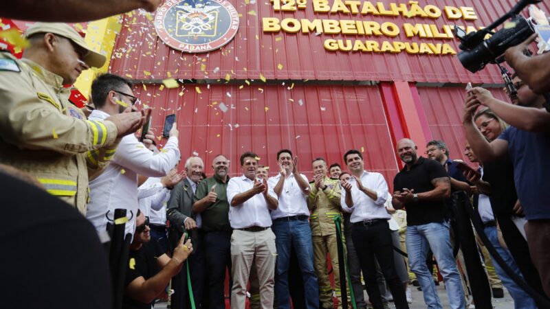 Guarapuava inaugura nova sede dos Bombeiros com R$ 12 mi