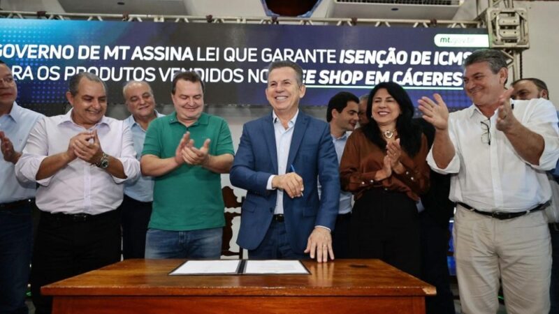 Governador afirma que Free Shop vai dar “impulso novo” para a Região Oeste