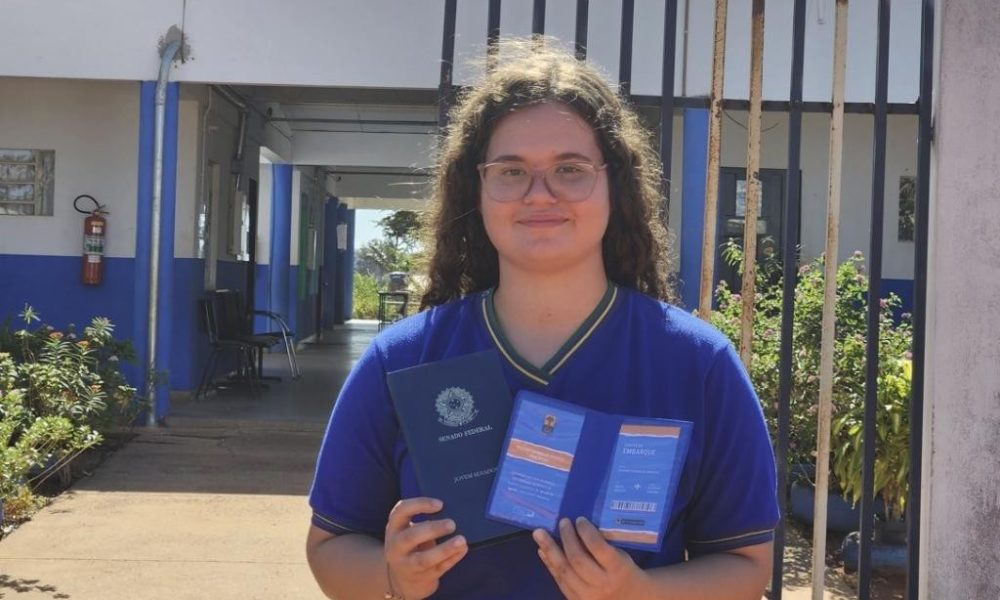 Estudante de Sinop é selecionada para representar MT no Programa Jovem Senador
