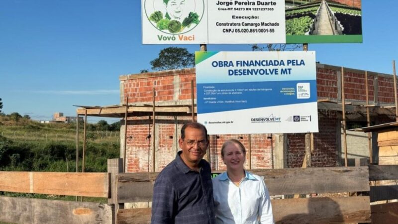 Crédito da Desenvolve MT viabiliza inovação tecnológica com implantação de hidroponia em Juara