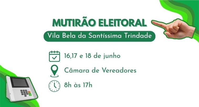 TRE-MT promove mutirão de atendimento em Vila Bela da Santíssima Trindade