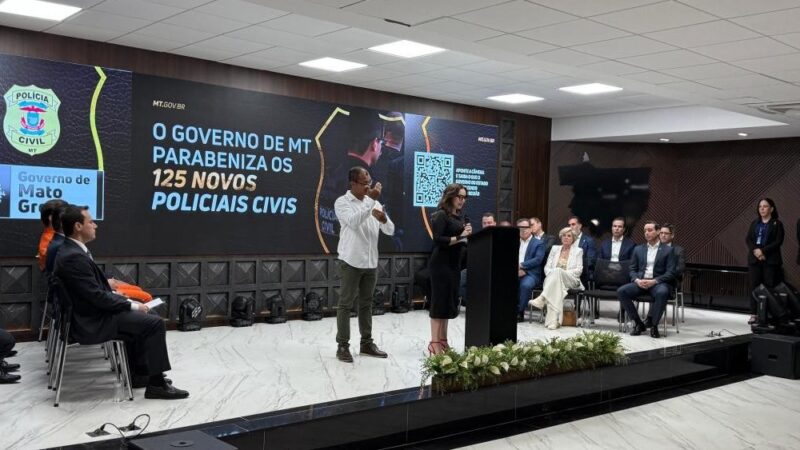 Polícia Civil forma 125 policiais que reforçarão o combate à criminalidade em MT