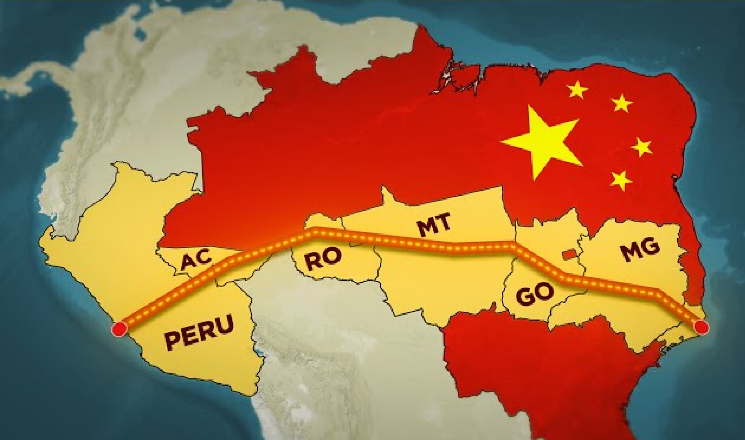Governo Lula e China dão início a projeto de ferrovia que ligará o Acre ao Peru