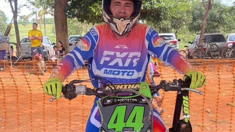 Piloto de motocross morre em acidente durante treino em MT