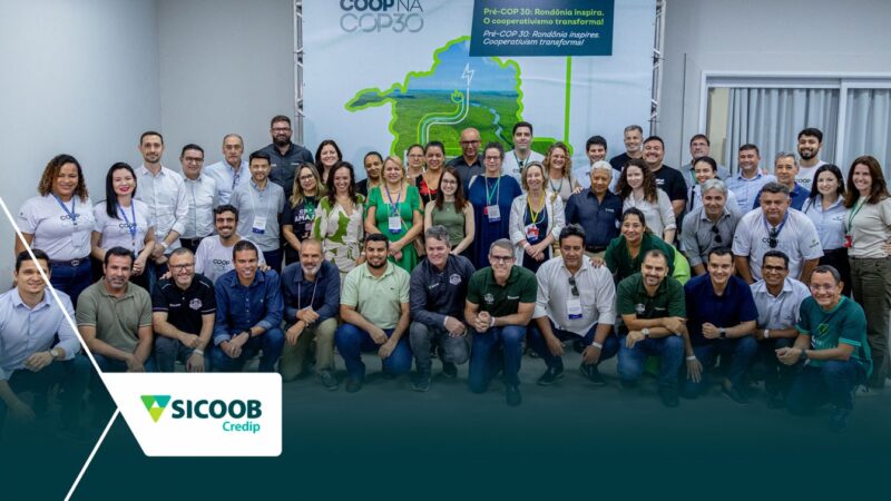 Iniciativas da Sicoob Credip ganham visibilidade internacional em evento da Pré-COP 30
